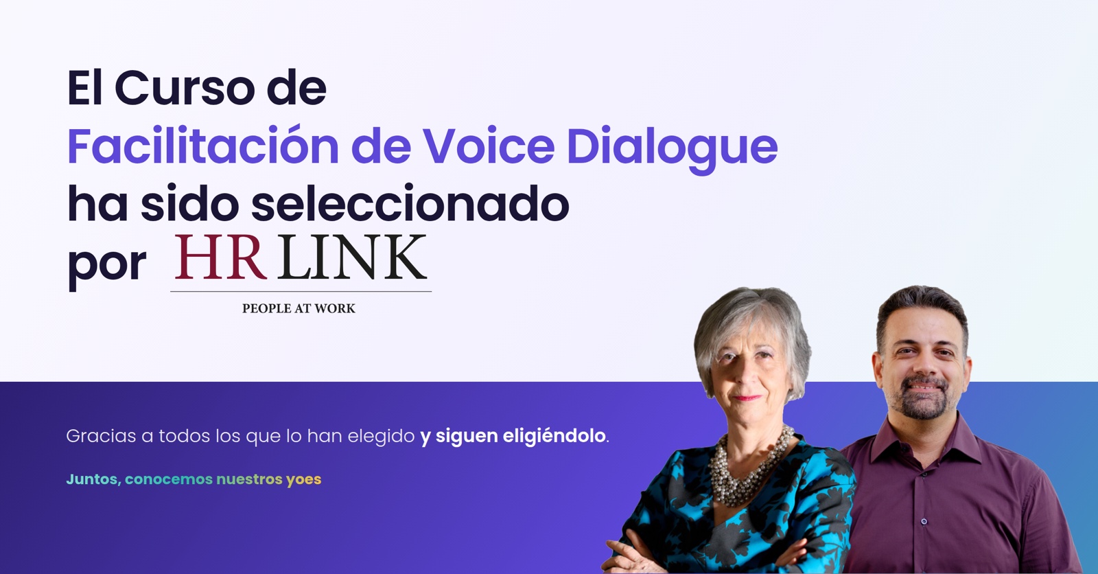 El Curso de Facilitación Voice Dialogue está en el mapeo 2026 de HR Link